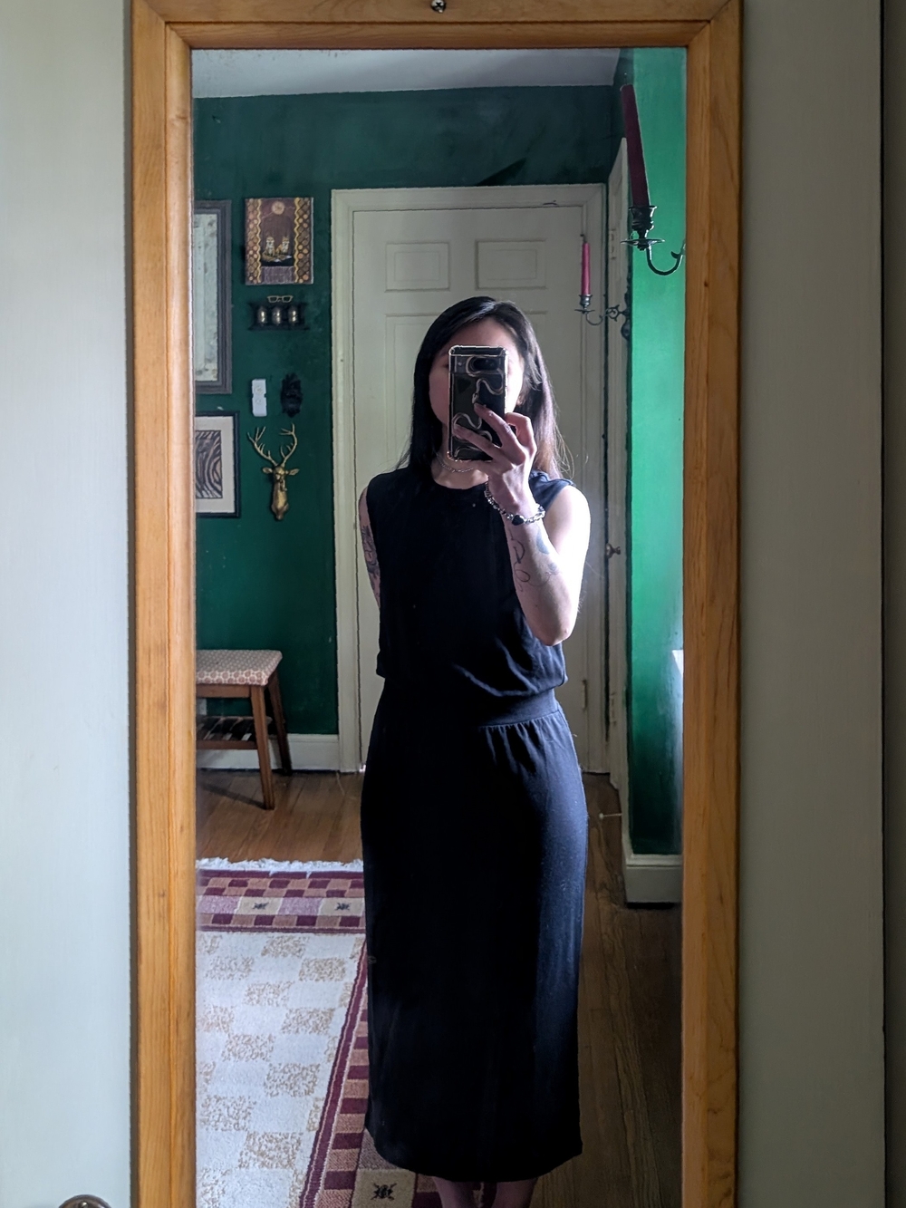 Lou & Grey Black Sleeveless Maxi Dress